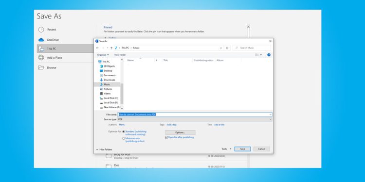 How to convert any documents file into pdf
