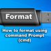 format pen drive using cmd