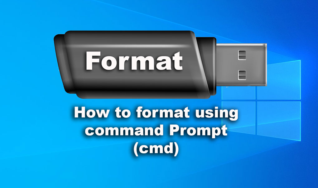 format pen drive using cmd