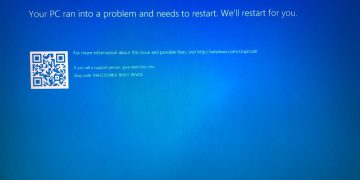 inaccessible boot device