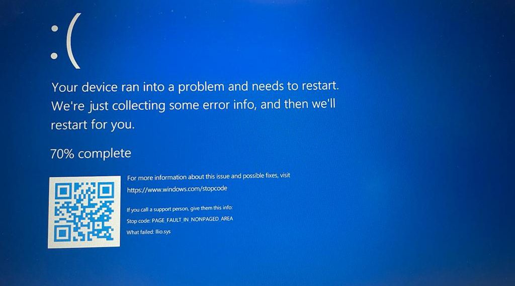 How to Fix llio.sys BSOD (Blue Screen of Death)