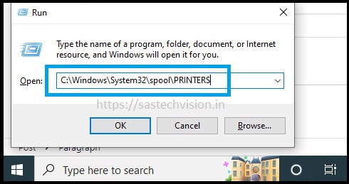 Print Spooler Services  using GUI