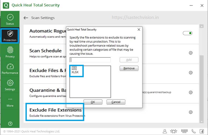 How to Prevent automatically delete Excel File by Quick Heal Antivirus and Endpoint Security