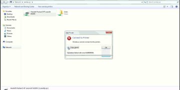 how to Fix Share Printer Error Operation Failed With Error 0x00004005