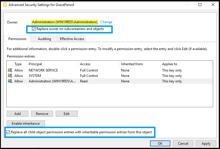 Reset 120 day RDS Grace period using Registry on Windows Server-3