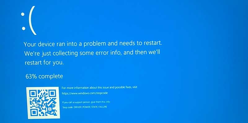 How to Fix Driver Power State Failure BSOD Error