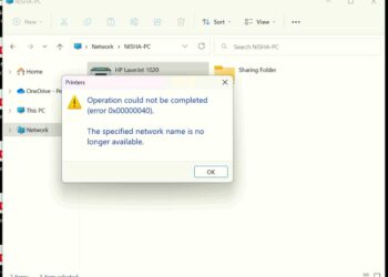 How to Fix Operation Could Not Be Completed (Error 0x00000040)