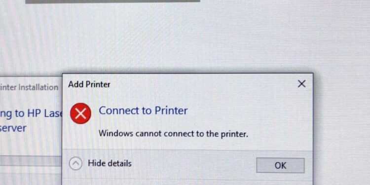 Operation failed with error 0x000004cf Printer Error in Windows 11 ...