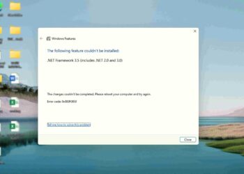Fix 0x800F0950 .NET Framework 3.5 installation Error - Win 11/10