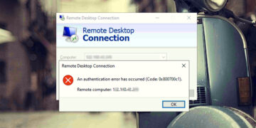 How to Fix RDP Error An authentication error has occurred