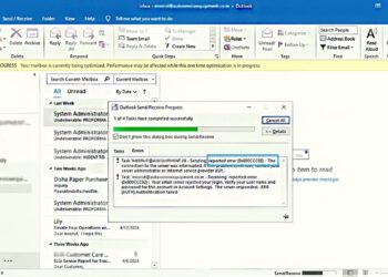 Fixed Outlook An Unknown Error Occurred, Error code 0X800ccc0e