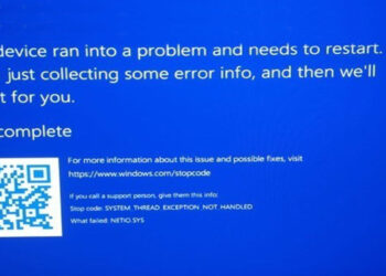 Fixed Windows 10 NETIO.SYS Error driver_irql_not_less_or_equal