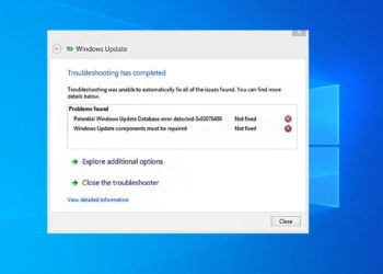 How to Fix "Potential Windows Update Database Error Detected"